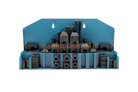 Набор станочных прихватов (58 шт; М12х1.75; паз 16 мм) Micron 117441