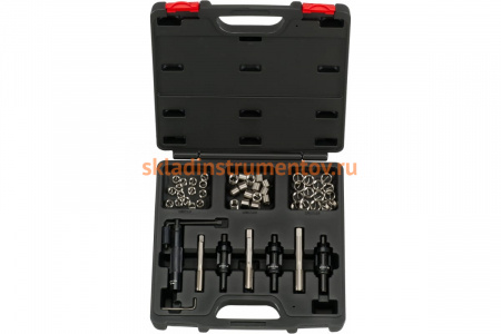 Набор для ремонта свечных гнёзд М10х1.0, М12х1.25, М14х1.25, 56шт FORCE 956G1