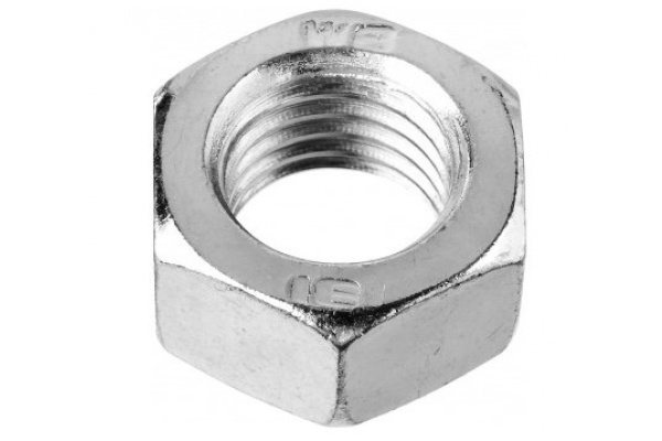 Шестигранная гайка ЗУБР DIN 934, класс прочности 8, оцинкованная, M20, ТФ0, 400 шт. 4-303530-20