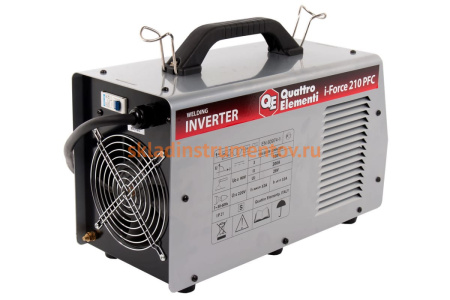 Инверторный аппарат электродной сварки QUATTRO ELEMENTI i-FORCE 210 PFC 771-626 Инверторный аппарат электродной сварки QUATTRO ELEMENTI i-FORCE 210 PFC 771-626
