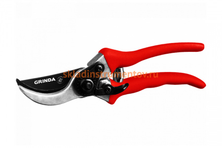 Секатор GRINDA G-11 с алюминиевыми рукоятками, плоскостной, 210мм 8-423001_z02