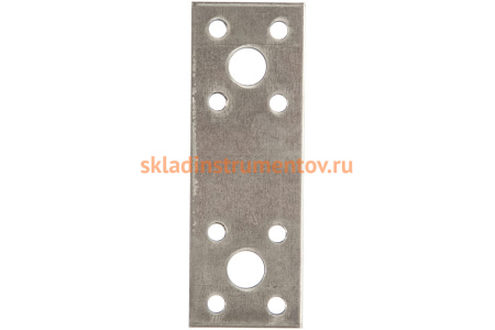Крепежная пластина Зубр МАСТЕР 100х35мм 1шт 310236-100-35