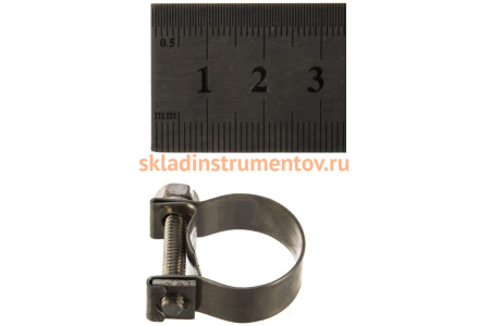 Металлические хомуты СИБРТЕХ, MINI 16-18мм, ширина 9мм, винтовой, W4, 2шт 475063