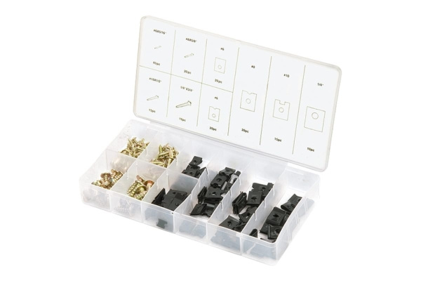 Набор саморезов и подушек СИБРТЕХ 170 предметов 47608