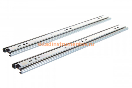 Шариковые направляющие полного выдвижения JET 342 Slide Ball Н42мм, L450мм цинк BUZ342A.450ZI99