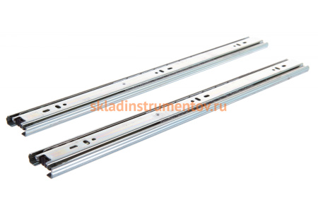 Шариковые направляющие полного выдвижения JET 342 Slide Ball Н42мм, L450мм цинк BUZ342A.450ZI99