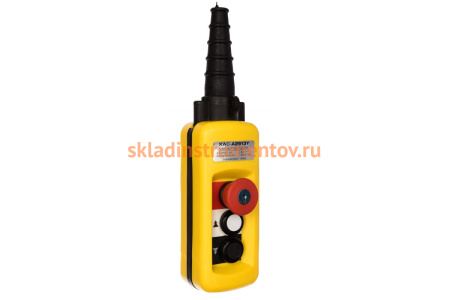 Пульт 2 кнопки, 2 ступенчатые кнопки + СТОП БУТОН + ключ EURO-LIFT 00012434