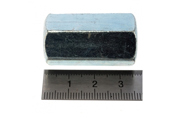 Гайка ЗУБР DIN 6334 переходная, M12, 1 шт, оцинкованная, 303756-12