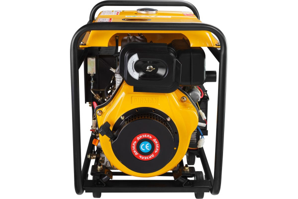 Электростанция со сварочным выпрямителем (4.0/4.5 кВт, 230В, 9.5 л.с., дизель, аккумулятор, сварочный ток 50-180А, передвижная) FIRMAN SDW180E