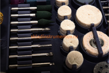 Набор мини-насадок (238 предметов) для гравировальных машин Зубр 35902-H238