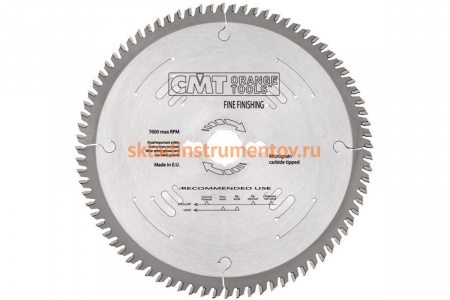 Диск пильный по дереву (315х30х3.2/2.2 мм; Z=72) CMT 285.072.13M