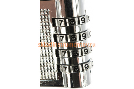 Навесной замок SANTOOL мини, кодовый, 4 диска 080216-004