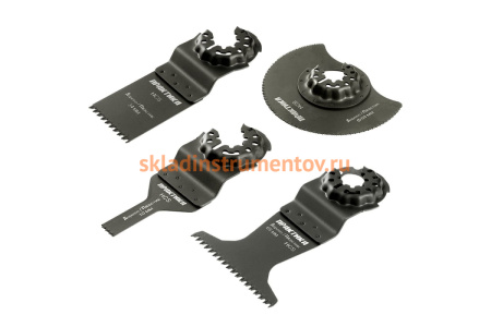 Набор насадок №1 для МФИ по дереву (4 шт.) ПРАКТИКА 240-508