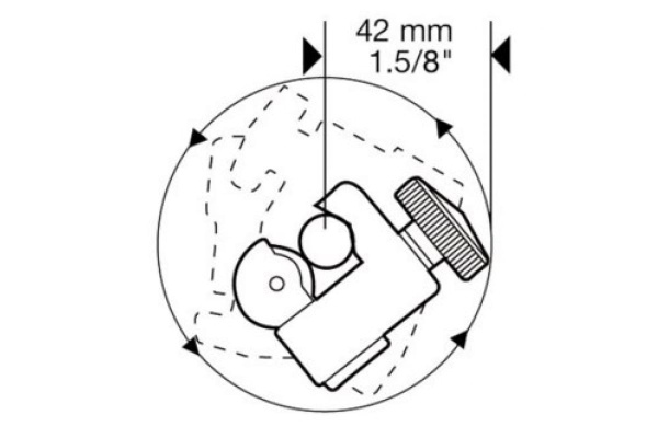 Труборез для медных труб mini pro 3-16 мм SUPER-EGO 716200000