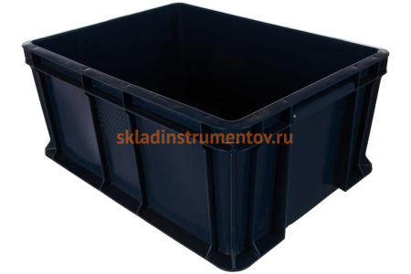 Сплошной ящик, 400x300x180 мм, цвет синий Тара.ру 18636