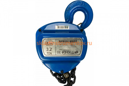Ручная шестеренная стационарная таль EURO-LIFT ТВ ТРШ 3,2/6 (3.2 т, 6 м)