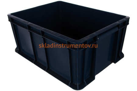 Сплошной ящик, 400x300x180 мм, цвет синий Тара.ру 18636