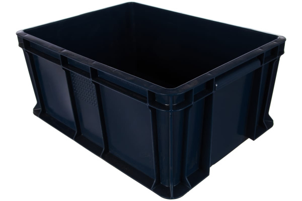 Сплошной ящик, 400x300x180 мм, цвет синий Тара.ру 18636