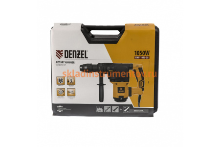 Электрический перфоратор DENZEL RHV-1050-38-max 26620