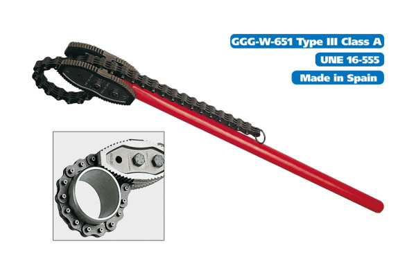 Цепной трубный ключ SUPER-EGO HEAVY DUTY 12" 103350000