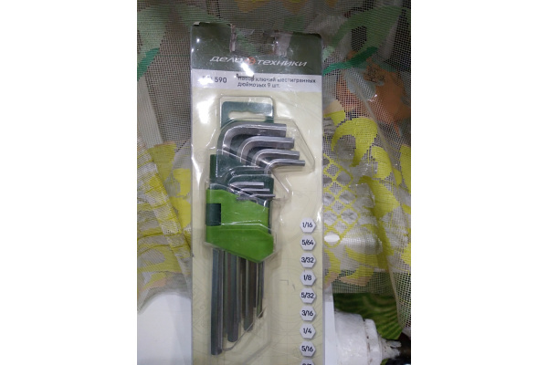 Набор шестигранных дюймовых ключей 9 шт ДТ/40 Дело Техники 561590