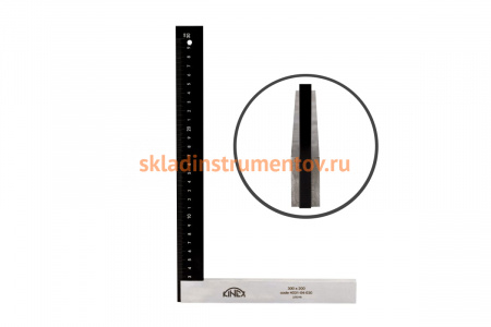 Столярный угольник Kinex 300х200мм, BlackCoat 4031-04-030