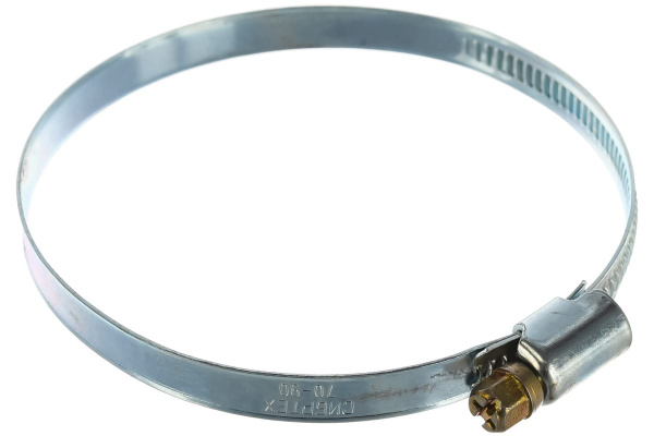 Металлические хомуты СИБРТЕХ Стандартное болтовое крепление 70-90мм 25шт/уп, ширина 9мм 47570