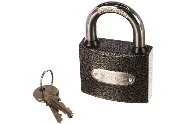 Навесной замок 63 мм ЗУБР МАСТЕР 3712-60_z01