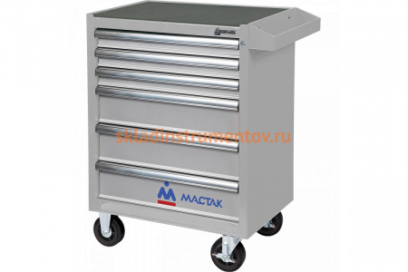 Инструментальная тележка МАСТАК серии ОПТИМА, 6 полок, серая 521-06581MG