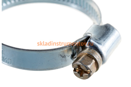 Металлические хомуты СИБРТЕХ, стандартное болтовое крепление, 25-40мм, 2шт, ширина 9мм, 47659