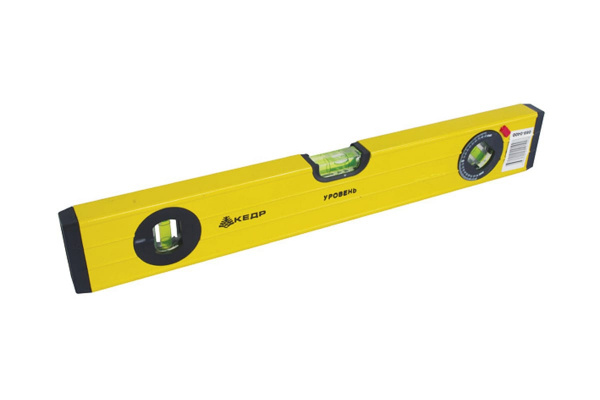 Усиленный коробчатый уровень КЕДР поворотный глазок, 600мм 088-0600 30019