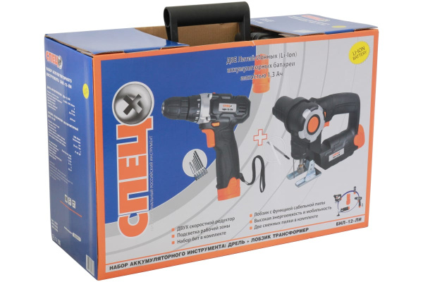 Набор аккумуляторного инструмента СПЕЦ БНЛ-12-Ли