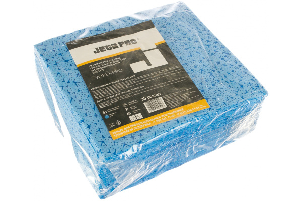 Нетканые полипропиленовые салфетки Jeta PRO 40x36 см WiperPro цвет синий, звездочки 5850475