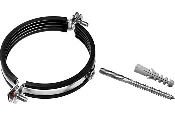 Трубный оцинкованный хомут Зубр с гайкой, 3", 90 шт 37850-83-95-90