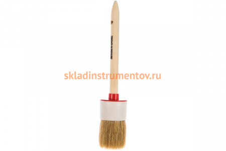 Круглая кисть SANTOOL №14 50 мм с деревянной ручкой 010115-014