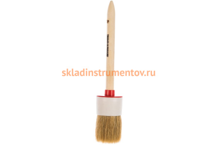 Круглая кисть SANTOOL №14 50 мм с деревянной ручкой 010115-014