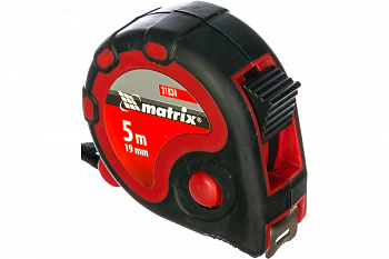 Рулетка 5 м х 19 мм Status 3 fixations MATRIX 31034