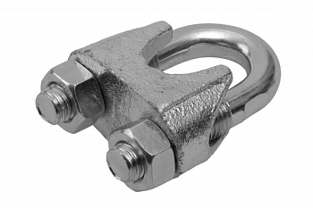 Зажим троса Зубр DIN 741, оцинкованный, 5мм, ТФ5, 100 шт 4-304415-05