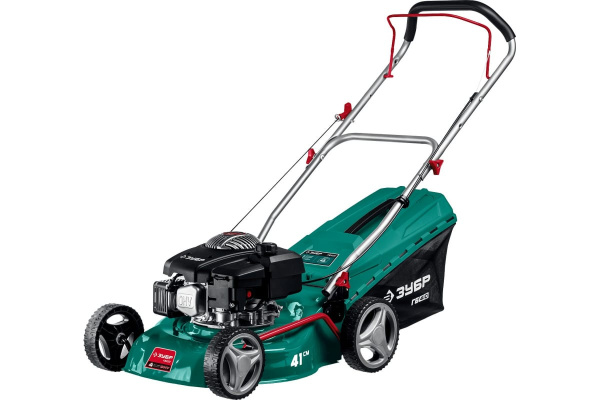 Бензиновая газонокосилка ЗУБР 410 мм, 3.5 л.с. ГБ-410