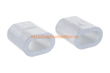 Зажим троса DIN 3093 алюминиевый 2 шт. (6 мм; ТФ6) Зубр 4-304476-06 Зажим троса DIN 3093 алюминиевый 2 шт. (6 мм; ТФ6) Зубр 4-304476-06