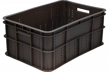 Ящик Тара.ру п/э 600х400х258 3,2кг, чёрный 00383