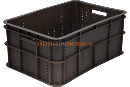 Ящик Тара.ру п/э 600х400х258 3,2кг, чёрный 00383 Ящик Тара.ру п/э 600х400х258 3,2кг, чёрный 00383