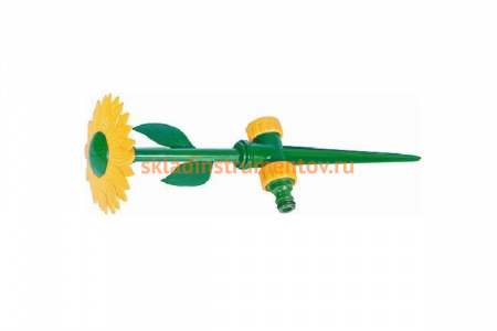 Разбрызгиватель пластиковый на пике "Подсолнух" PALISAD MATRIX 65423