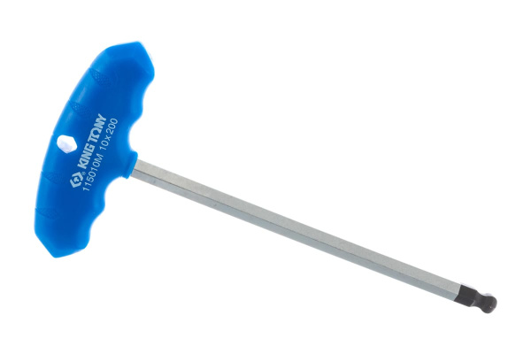 Т-образный шестигранник KING TONY 10 мм, 120,0 х 240,0 мм, с шаровым окончанием 115010MR