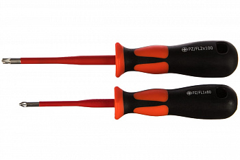 Набор диэлектрических отверток КВТ Слим НИО-3302 PZ/FL 78350
