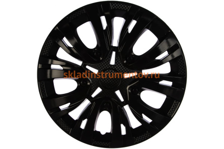 Колесные колпаки Airline 16 Лион черный глянец AWCC-16-27