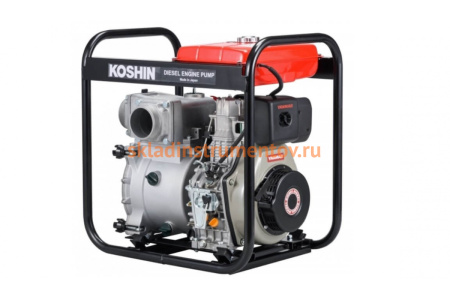 Дизельная мотопомпа для сильнозагрязненных вод Koshin KTY-100D 100545645 Дизельная мотопомпа для сильнозагрязненных вод Koshin KTY-100D 100545645