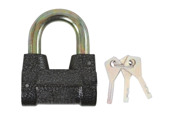 Навесной цилиндрический замок с удлиненной дужкой 55 мм Контрфорс 170804