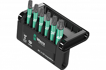 Набор бит Wera Impaktor 867/4 IMP DC 3xTX 25/50 мм; 2xTX 30/50 мм; 1xTX 40 мм WE-057693