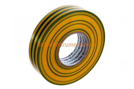 Изолента ПВХ HAUPA 19 мм x 33 м, цвет зелено-желтый 263900